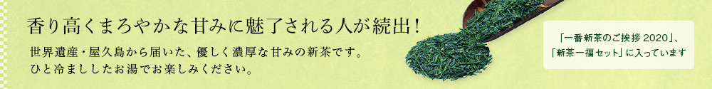 屋久島新茶 ゆたかみどり 2020