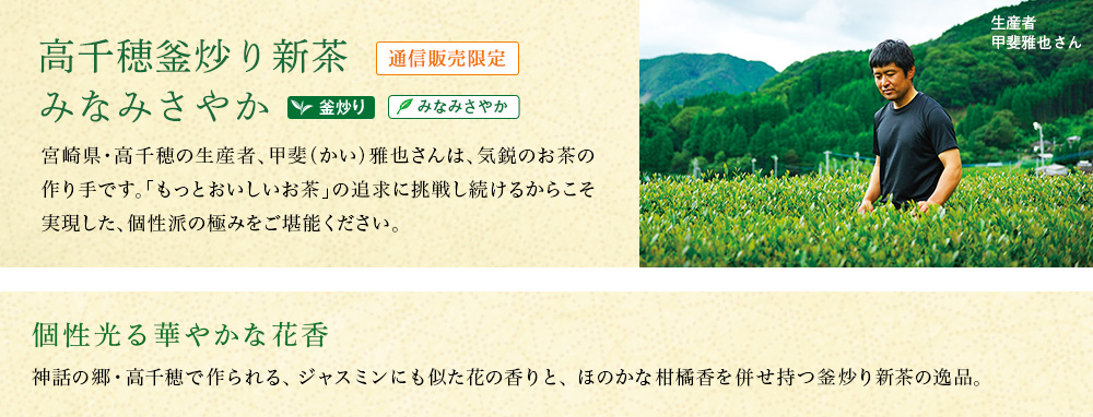 高千穂釜炒り新茶 みなみさやか