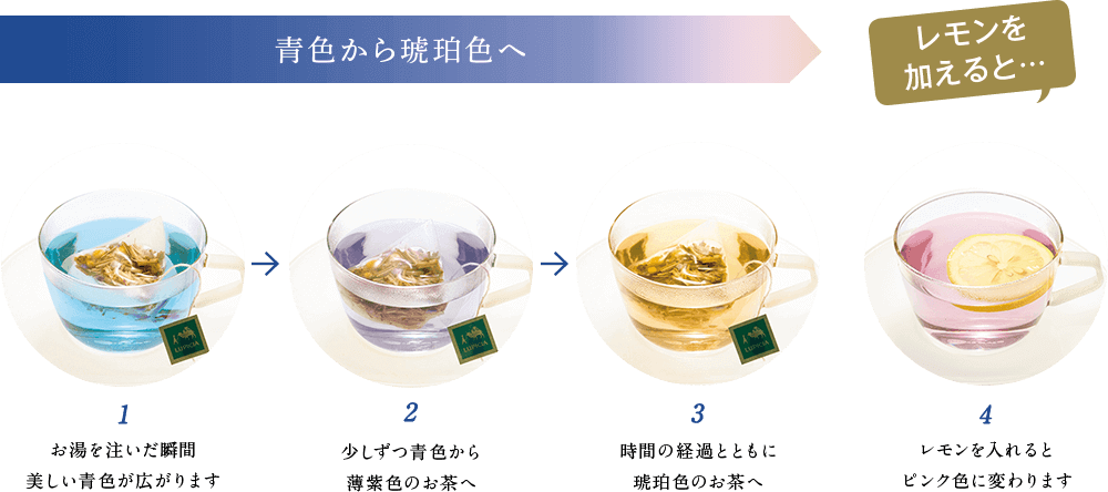 幻想的な夜明けの世界 エトワール ブルー Lupicia Online Store 世界のお茶専門店 ルピシア 紅茶 緑茶 烏龍茶 ハーブ 世界のアイスティー