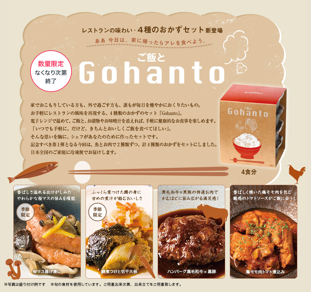 Gohanto4種セット vol.1