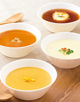 北海道素材で作った ヴィラ ルピシアのスープ
