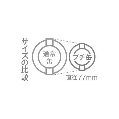【ボンマルシェ】ヴァージン スノー プチ缶（定番デザインラベル）×2