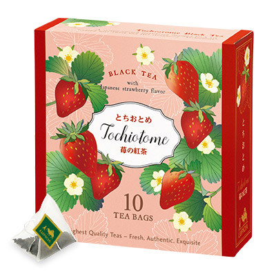 とちおとめ 〜苺の紅茶〜 ティーバッグ10個限定デザインBOX入