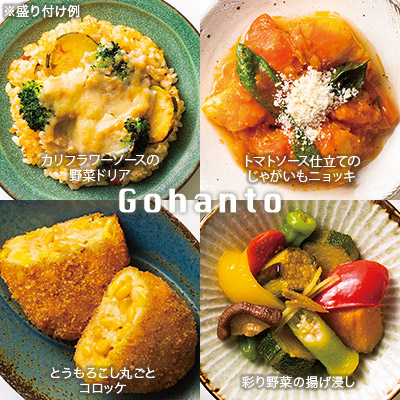 Gohanto4種セット「野菜」