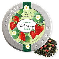 とちおとめ 〜苺の緑茶〜 50g 限定デザイン缶入