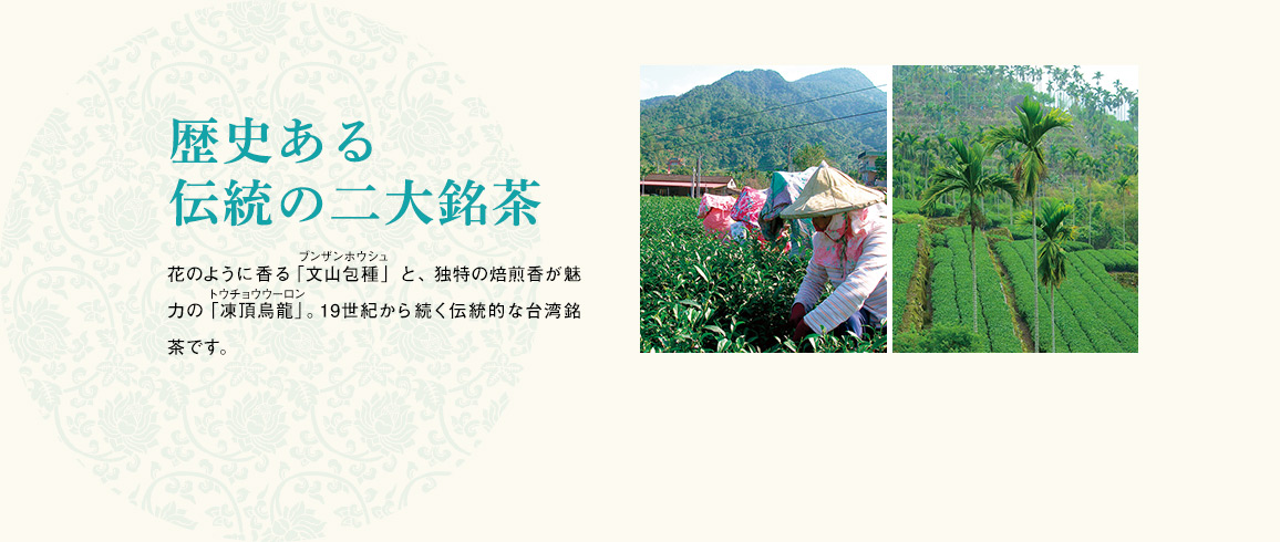 歴史ある伝統の二大銘茶
